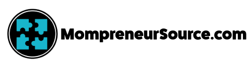 momprneur logo with website